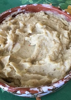 Une photo de Purée aux deux pommes de terre et épices italiennes