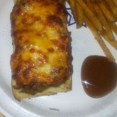 A picture of Meatloaf melts.