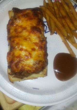 A picture of Meatloaf melts.