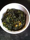 মূলো শাক ভাজা (mulo saag bhaja recipe in bengali)