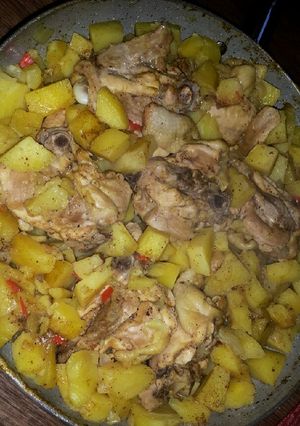 صورة لوصفة صينية بطاطا بالدجاج سهلة