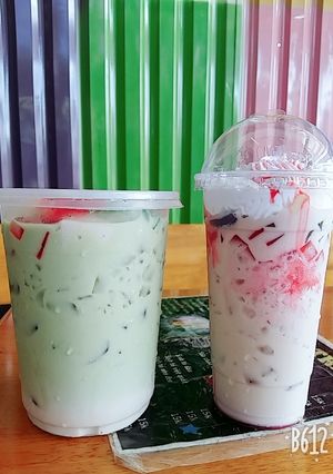 Hình của món Trà sữa thái xanh.