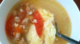 Hình ảnh món Canh trứng thịt cà chua