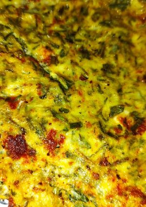 عکسی از دستور تخم مرغ ربی با تره کوهی