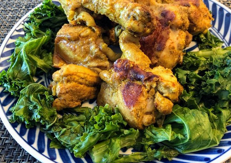 Easiest Way to Make Favorite Pan roasted Tandoori Chicken