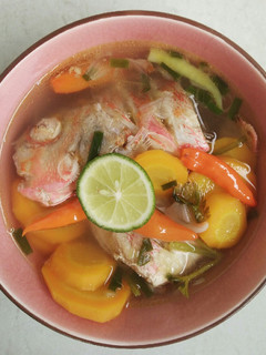 Foto resep Sop ikan kakap merah