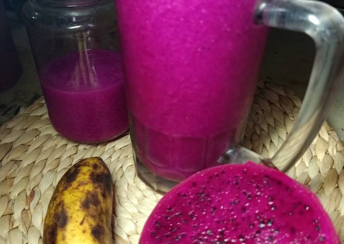 Resep Jus Buah Naga Pisang Oleh Diah Arumsasi Cookpad 3155