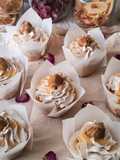 Cupcakes de castaña rellenos
