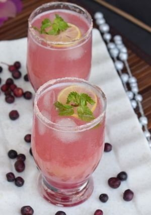 A picture of Falsa or Phalsa Sharbat.