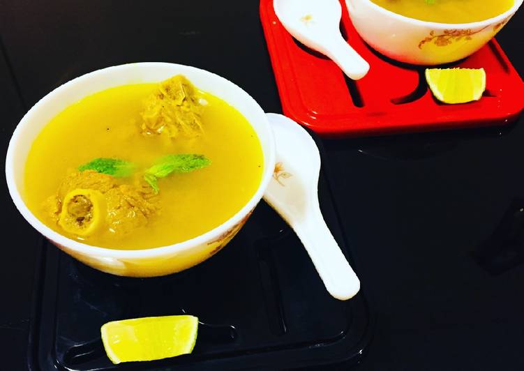 Simple Way to Make Favorite Winter special mutton soup