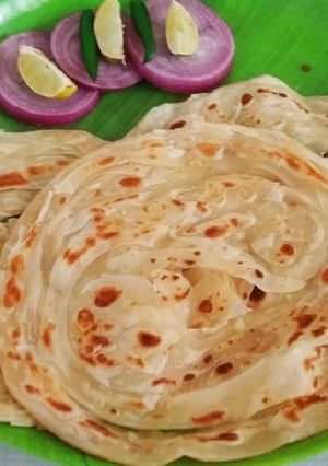 A picture of Malabar Parotta.