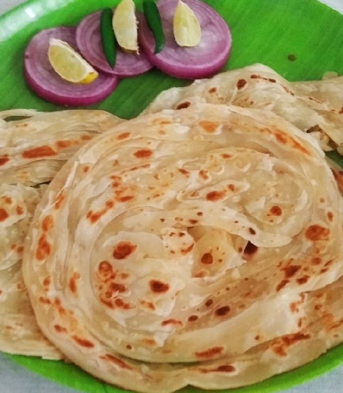 A picture of Malabar Parotta.