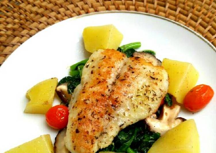 Pan Fried Dory with Vegetables