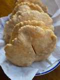 Tortas fritas con avena, sin lácteos y sin gluten