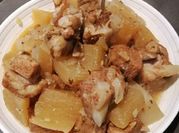 A picture of radish and pork