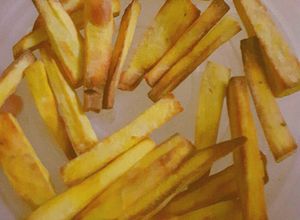 Hình của món Khoai lang chiên bằng NCKD.