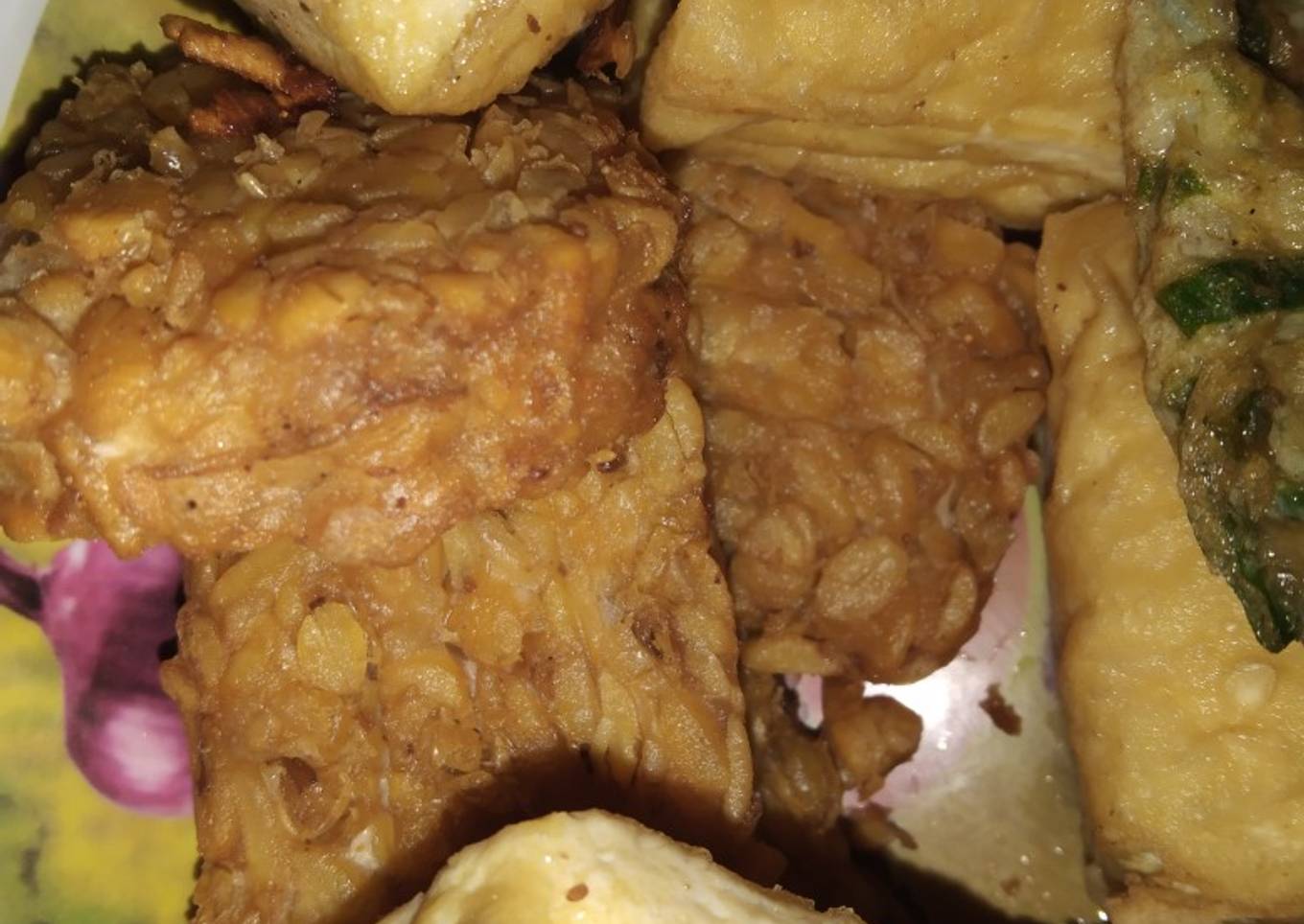 Tempe tahu goreng