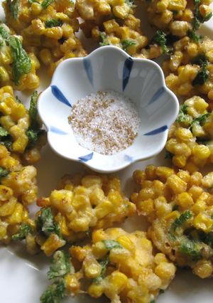 A picture of Kakiage Tempura Corn.