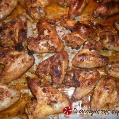 A picture of Amazing spicy chicken wings.