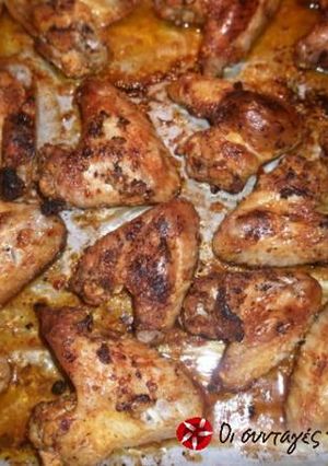 A picture of Amazing spicy chicken wings.