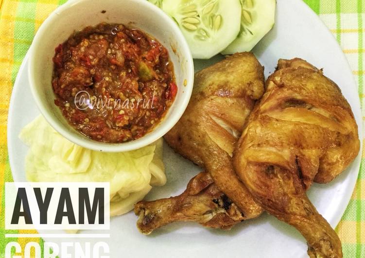 Ayam goreng lalapan #Rabubaru