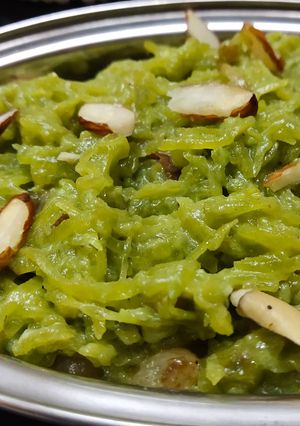A picture of Lauki ka Halwa.