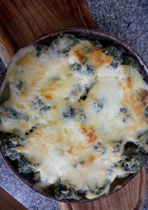 Una foto de Malfatti de acelga con queso crema