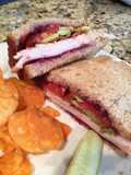 Turkey, Bacon, Cranberry, Avocado Sandwich