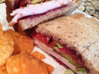 Turkey, Bacon, Cranberry, Avocado Sandwich