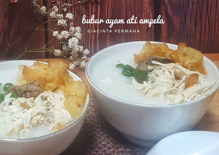 Resep Bubur ayam ati ampela yang Bisa Manjain Lidah