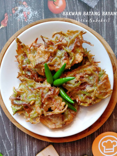 Foto resep Bakwan Batang Bayam