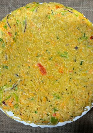 A picture of My Best Spaghetti Omelette.