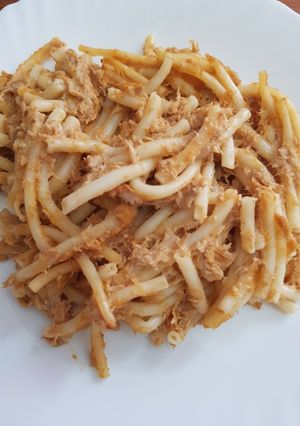 Húsos makaróni recept fotója