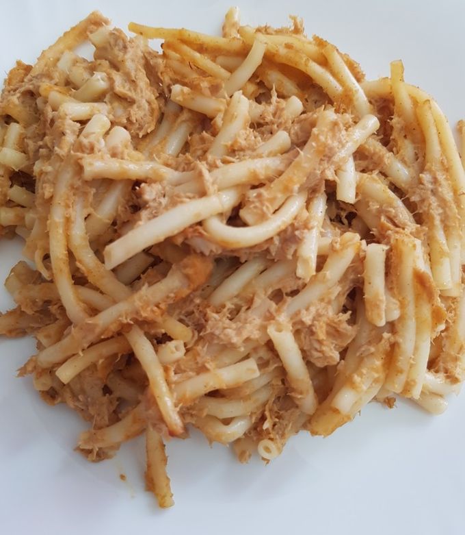 Húsos makaróni recept fotója