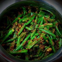 A picture of Beans Masala Fry.