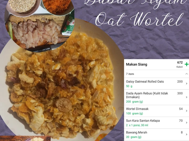 Cara Gampang Membuat Resep Bubur Ayam Oat Wortel yang Enak Banget Anti Ribet, Mantap Sekali