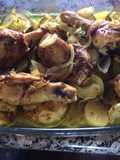 Pollo al limón con vegetales