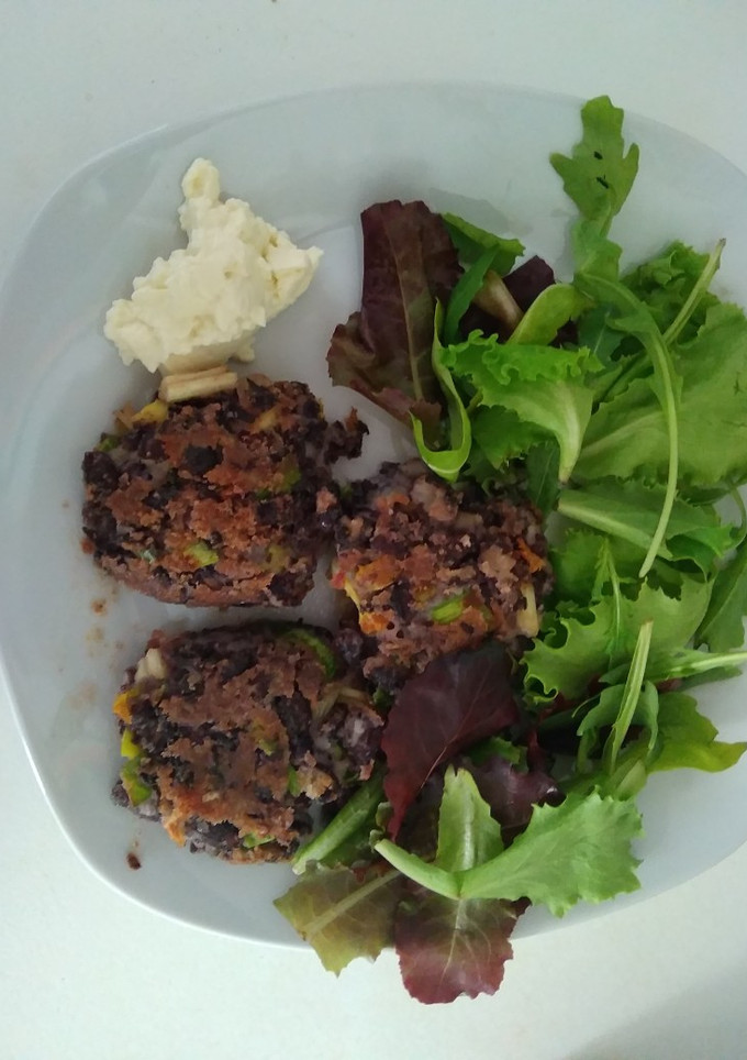 Una foto de Hamburguesas de judías negras