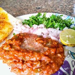 A picture of Pav bhaji.