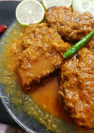 দই দিয়ে রুই মাছ (doi diye rui Mach recipe in Bengali) রেসিপির প্রধান ছবি