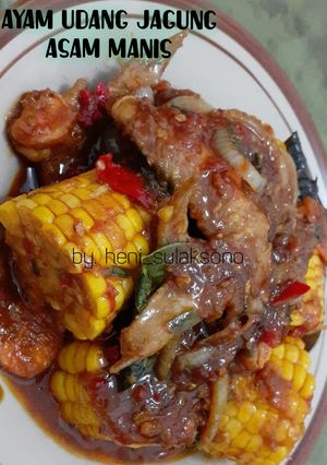 Foto resep Ayam Udang Jagung Asam Manis