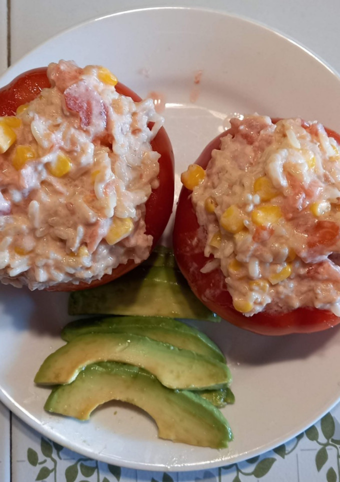 Una foto de Tomates rellenos