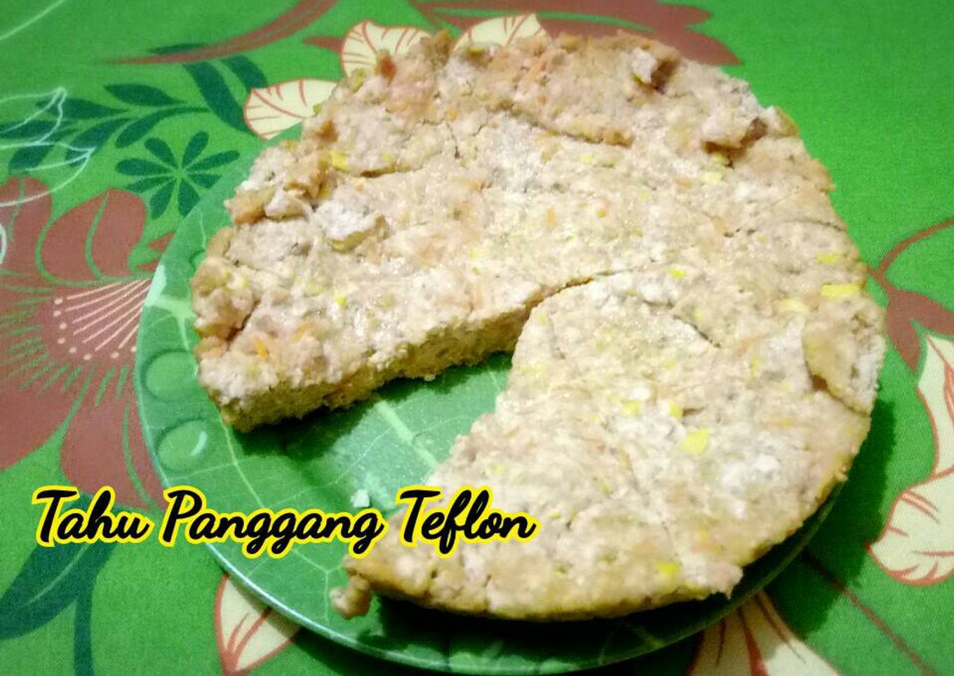 Tahu Panggang Teflon (toddler meal)