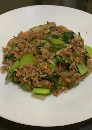 Foto resep (Menu Diet) Nasi goreng tuna bokcoy
