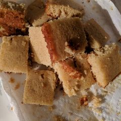 A picture of Honey Almond Corn Bread.