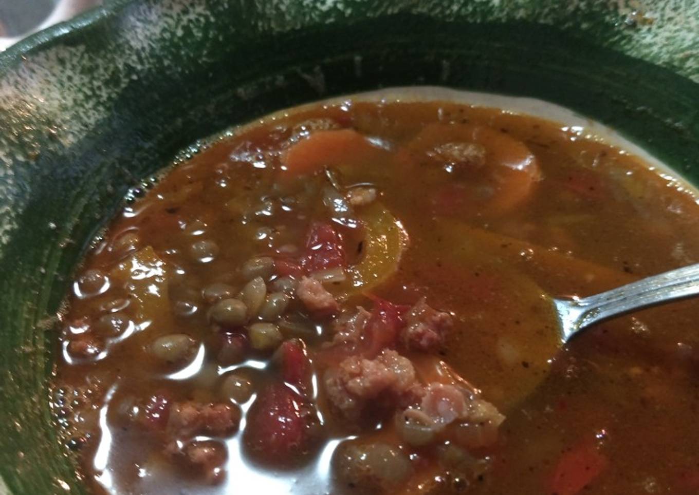 Lentejas con Chorizo y Costilla