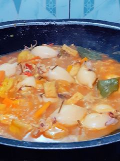Foto resep Cumi Isi Tahu Saus padang