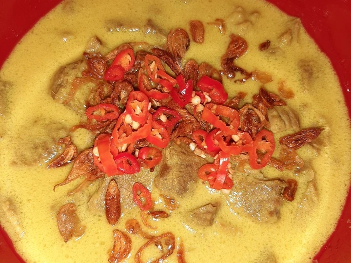 Cara Gampang Membikin Resep Gulai Daging Sapi yang Uenak Anti Ribet, Lezat