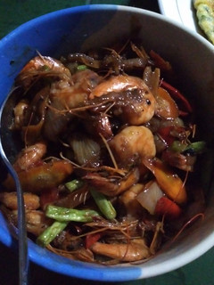 Foto resep Udang Buncis Lada Hitam
