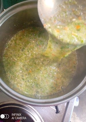 A picture of Okro soup 1.